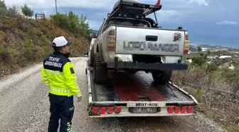 Alanya'da Yasa Dışı Çakarlı Araçlara Ağır Ceza