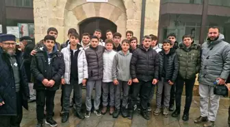 İmam Hatip Lisesi Öğrencileri Uygulamalı Eğitimde Camide Vaaz Verdi