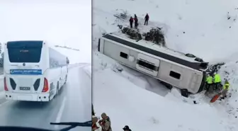 Erzincan'da Yolcu Otobüsü Şarampole Devrildi: 1 Ölü, 20 Yaralı