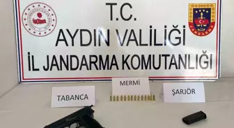 Aydın'da Ruhsatsız Tabanca Ele Geçirildi