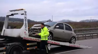 Sinop'ta Trafik Kazası: 1 Yaralı