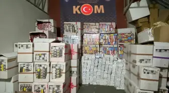 Uşak'ta Kaçak Sigara Operasyonu: 62 Bin 960 Paket Ele Geçirildi