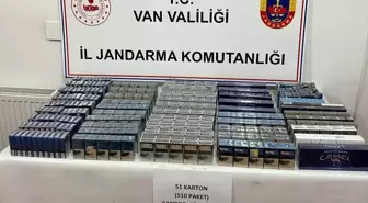 Muradiye'de 510 Paket Kaçak Sigara Ele Geçirildi