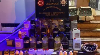 Bursa'da Kaçak Alkol Operasyonunda 1 Gözaltı