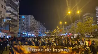 Diyarbakır'da Gazze İçin Protesto Yürüyüşü