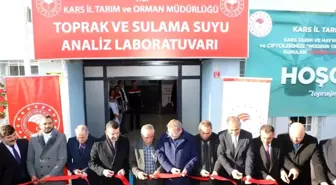 Kars'ta Modern Tarım Laboratuvarı Hizmete Açıldı