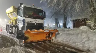 Kocaeli'de Karla Mücadele Ekipleri Yoğun Çalışmalarına Devam Ediyor