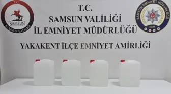 Samsun'da Kaçak İçki Operasyonu: 17 Litre Etil Alkol Ele Geçirildi