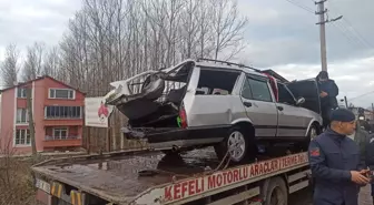 Samsun'da Çaya Düşen Otomobilin Sürücüsü Hayatını Kaybetti