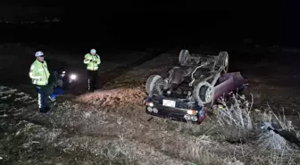 Karaman'da Tofaş Otomobil Takla Attı, Sürücü Yaralı