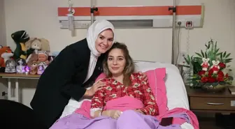 Aile ve Sosyal Hizmetler Bakanı Göktaş, tedavisi süren AK Parti'li Gök'ü ziyaret etti