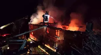 Bartın'da Küre Dağları'nda Otel Yangını