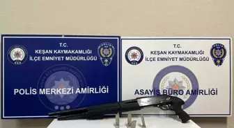 Keşan'da Yılbaşı Tedbirleri Kapsamında Uyuşturucu ve Ruhsatsız Tüfekler Ele Geçirildi