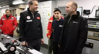 Enerji ve Tabii Kaynaklar Bakanı Bayraktar, Fatih Sondaj Gemisi'nde konuştu Açıklaması