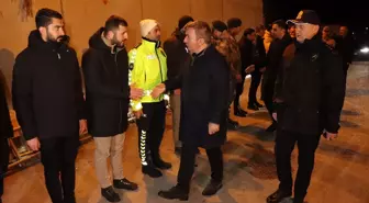 Erzincan Valisi Aydoğdu, Yeni Yıla Görev Başında Giren Güvenlik Güçlerini Ziyaret Etti