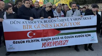 Kahramanmaraş'ta Filistin'e destek yürüyüşü düzenlendi