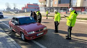 Malkara'da Polis Ekipleri Yeni Yılı Kutladı