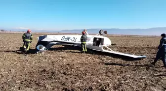 Isparta'dan Havalanan Eğitim Uçağı Denizli'ye Sert İniş Yaptı