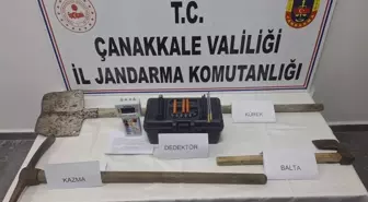 Çanakkale'de Kaçak Kazı Yapan 7 Şüpheli Yakalandı