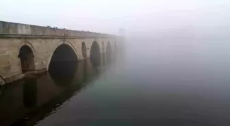 Edirne'de Yoğun Sis Trafiği Olumsuz Etkiledi