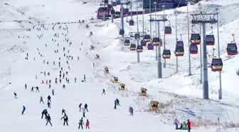 Erciyes Kayak Merkezi, Yeni Yılda 110 Bin Ziyaretçi Ağırladı