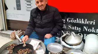 Fatsa'da Kestane Satışı Yapan 43 Yıllık Usta