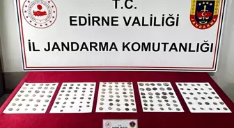 Edirne'de Otobüste Tarihi Sikke Operasyonu