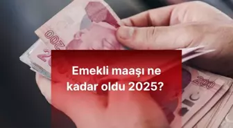 Emekli maaşı ne kadar oldu 2025? 2025'te emekli maaşı kaç TL oldu?