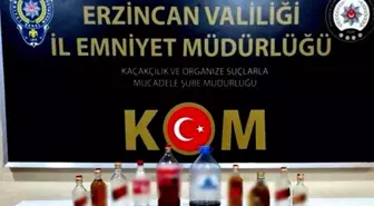 Erzincan'da Kaçak ve El Yapımı Alkol Denetimi