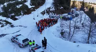 Giresun'da Çığ Tatbikatı Düzenlendi