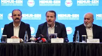 Memur-Sen Genel Başkanı Yalçın: 'Bir an önce memur ve memur emeklisine refah payı verilmeli'