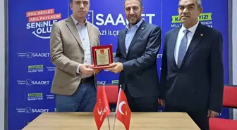 Saadet Partisi Melikgazi İlçesi'nde Devir Teslim Töreni Düzenlendi