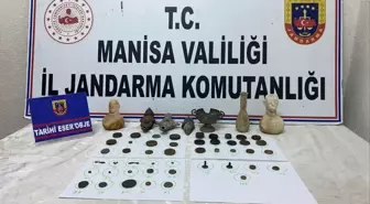 Manisa'da Jandarma Tarihi Eserlere El Koydu