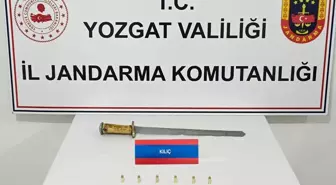 Yerköy'de Jandarma Operasyonu: Fişek ve Kılıç Ele Geçirildi