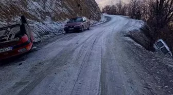 Kastamonu'da Gizli Buzlanma Kazalara Sebep Oldu