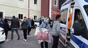 Rize'de onkoloji merkezinde çıkan yangın paniğe neden oldu