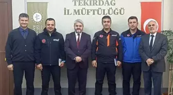 Tekirdağ Emniyet ve AFAD Müdürü'nden İl Müftülüğü'ne Ziyaret