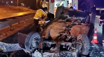 Çankırı'da Takla Atan Otomobilde 23 Yaşındaki Genç Yaralandı