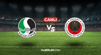 Sakaryaspor Gençlerbirliği CANLI izle! (ŞİFRESİZ) Sakaryaspor Gençlerbirliği maçı hangi kanalda, canlı yayın nerede ve nasıl izlenir?