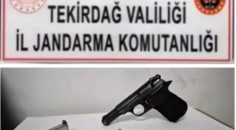 Tekirdağ'da Jandarma Operasyonları: Tabancalar ve Fişekler Ele Geçirildi