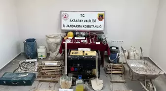 Aksaray'da Kaçak Kazı Yapan 5 Şüpheli Gözaltına Alındı