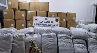 Konya'da Bandrolsüz 1822 Kilogram Kıyılmış Tütün Ele Geçirildi