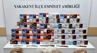 Samsun'da 20 Bin Adet Makaron ve 25 Kilo Kaçak Tütün Ele Geçirildi