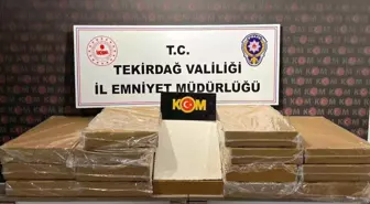 Tekirdağ'da 75 Bin Dolu Makaron Ele Geçirildi