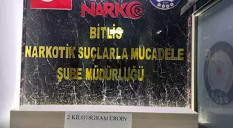 Bitlis'te Eroin Operasyonu: 2 Kilo 18 Gram Eroin Ele Geçirildi