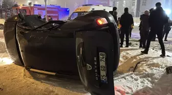 Erzurum'da Trafik Kazası: 1 Yaralı