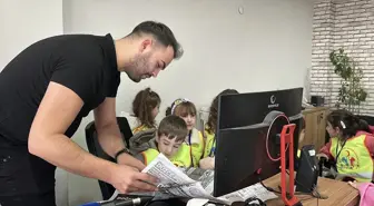 Anaokulu öğrencilerinden AA'ya 10 Ocak Gazeteciler Günü ziyareti