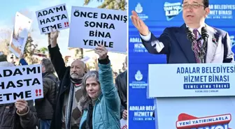 Ekrem İmamoğlu, kendisini protesto eden vatandaşla kürsüden atıştı