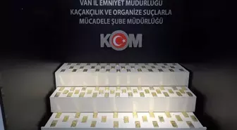 Van'da 277 Kilogram Gümrük Kaçağı Külçe Altın Ele Ge geçirildi