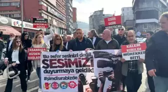 Zonguldak'ta Gazeteciler Yürüyüş Düzenledi